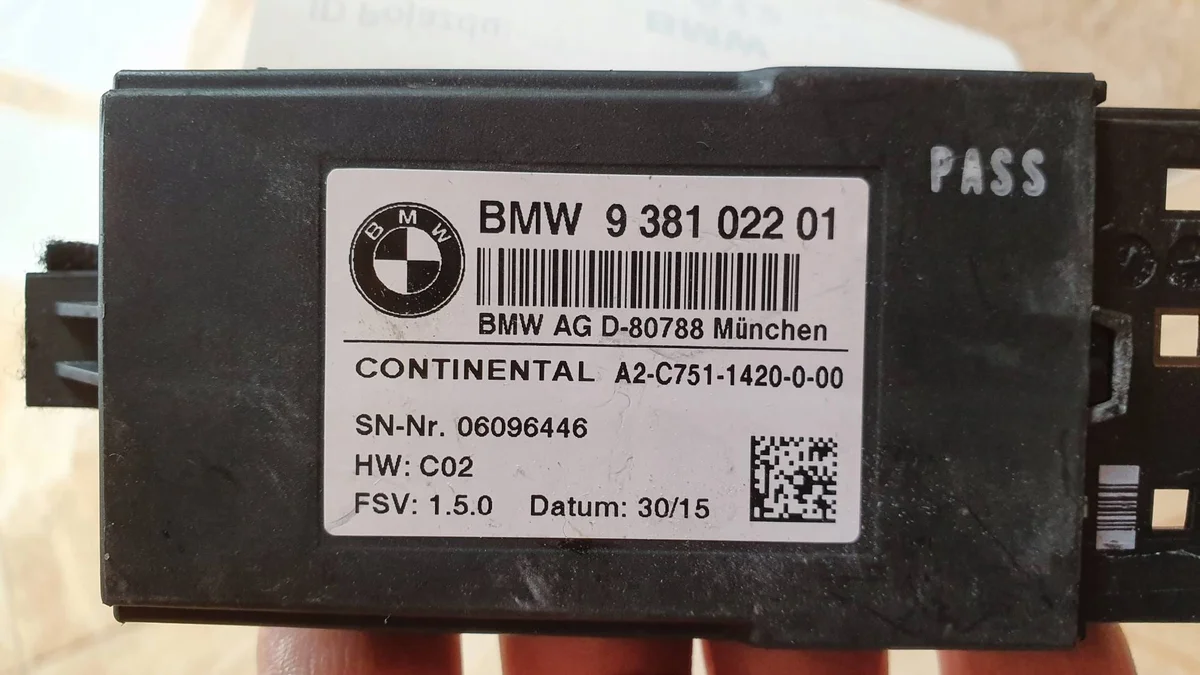 Modulo 9381022 BMW Serie 7 G12 Usato image 3