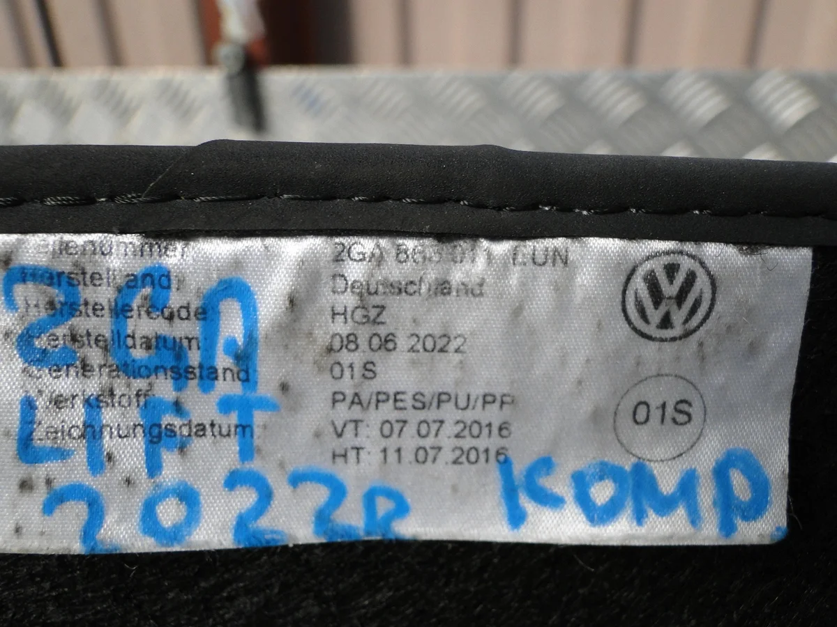 Golvmattor VW T-Roc 2GA 2GA863011 image 6