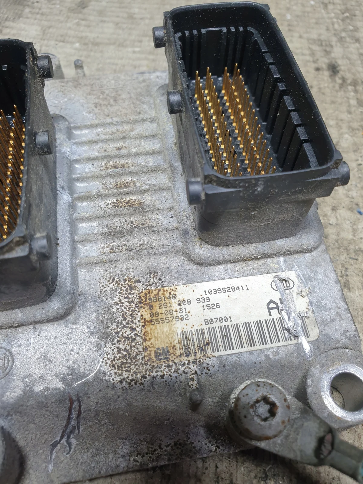 Opel Corsa D moottorinohjain 0261208939 image 4