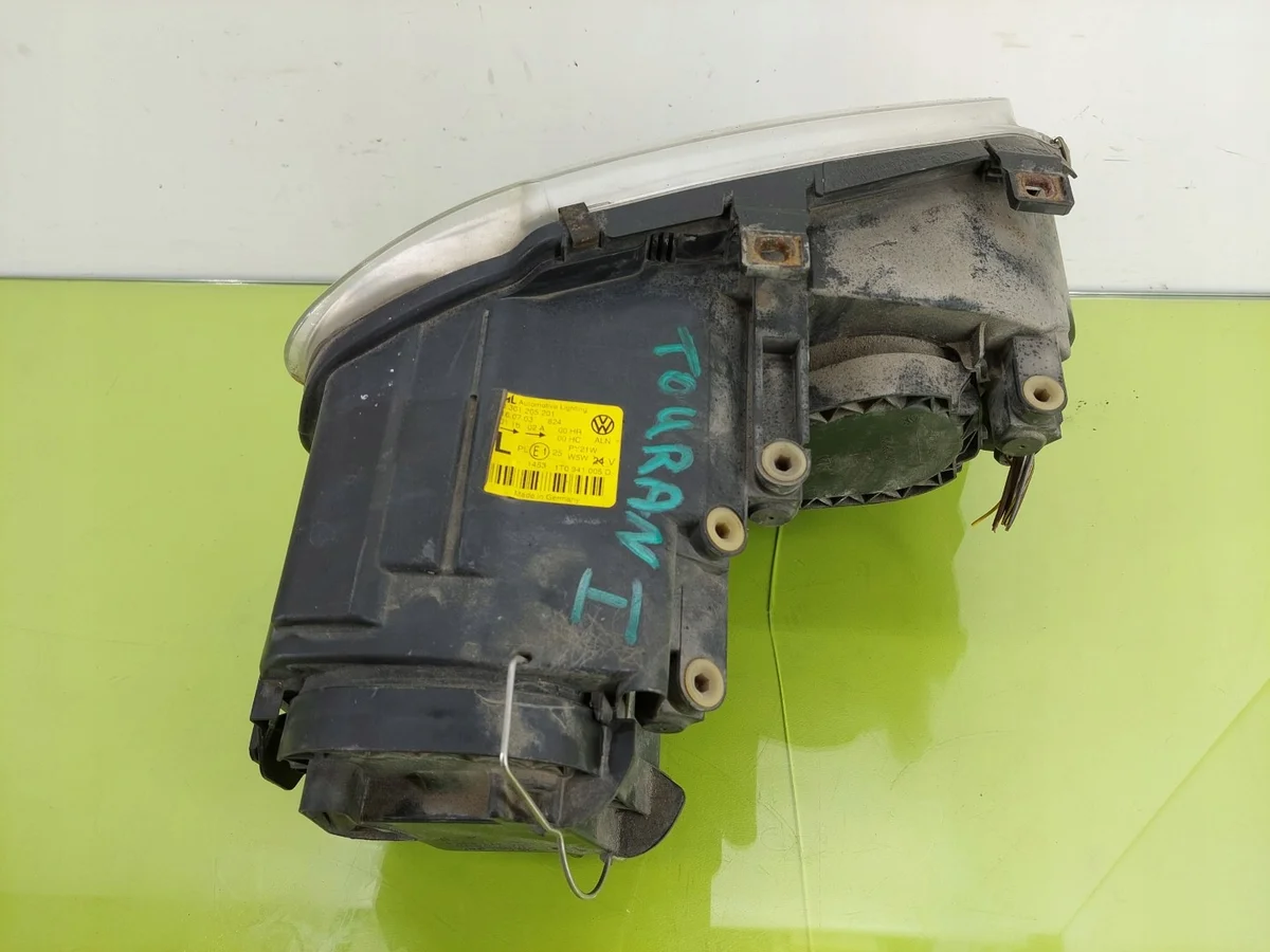 VW Touran Scheinwerfer Links 2003-2006 OEM 1T0941005D image 8