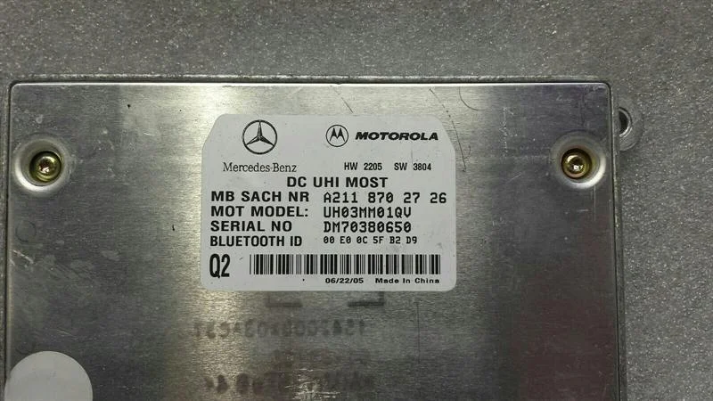 Module Bluetooth Mercedes SLK R171 A2118702726 image 3