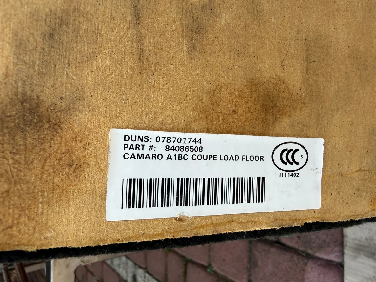 Kofferraumauskleidung Chevrolet Camaro VI 84086508 thumbnail 6
