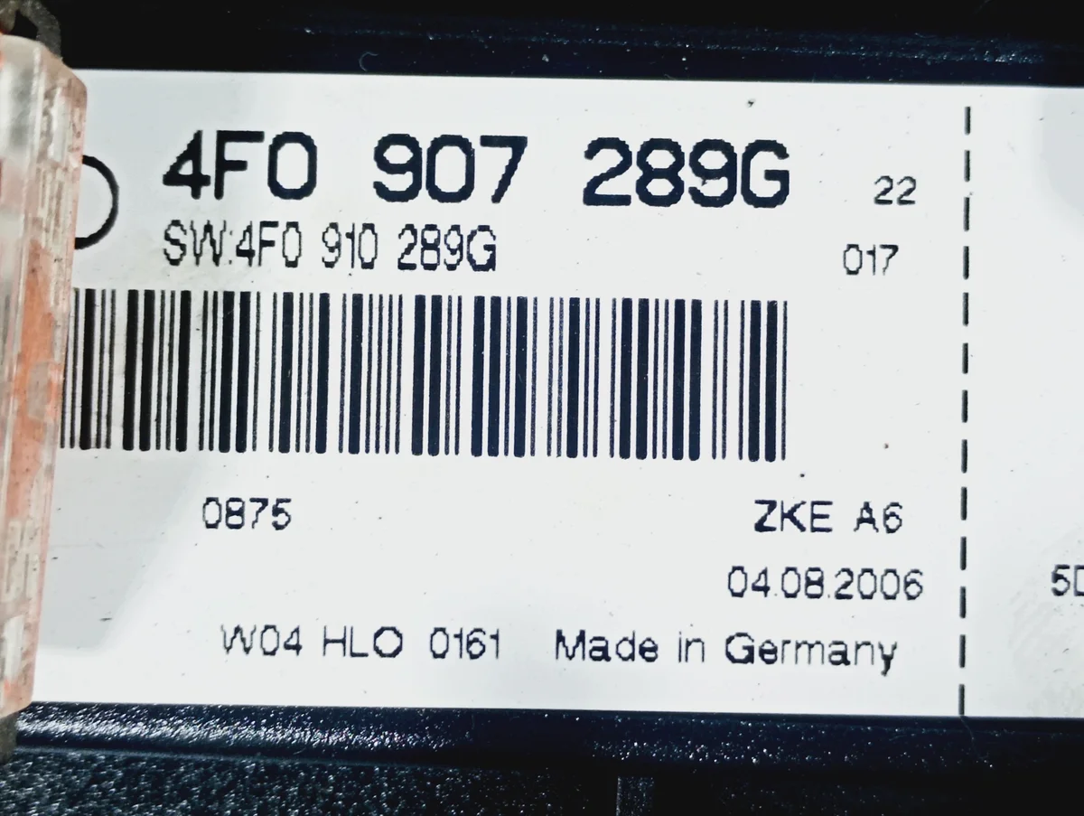 Komfortmodul Audi A6 C6 4F0907289G image 5