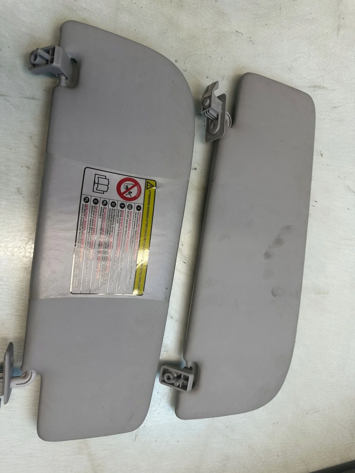 Fiat Fiorino Zonneklep Set image 3
