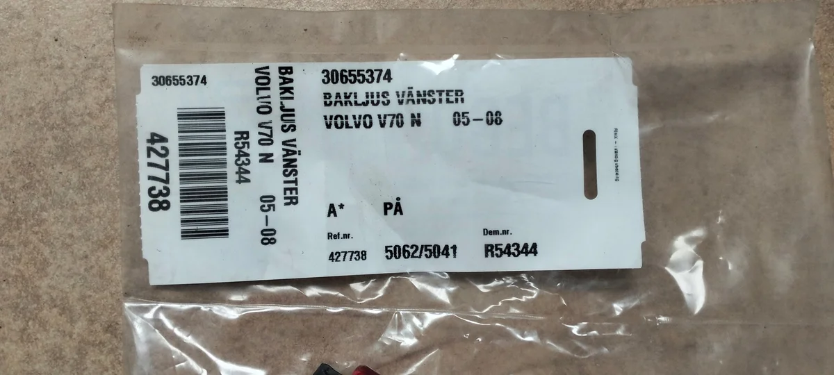 Volvo XC70 takavalo vasen 30655374 image 3