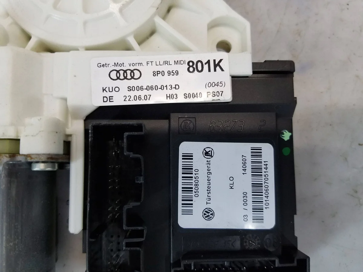 Fensterheber Motor Links Vorne Audi A3 8P image 3