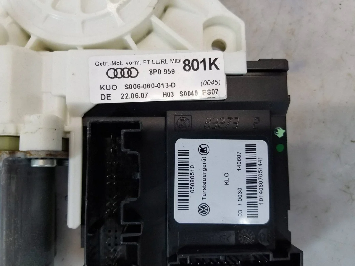Fensterheber Motor Links Vorne Audi A3 8P image 5