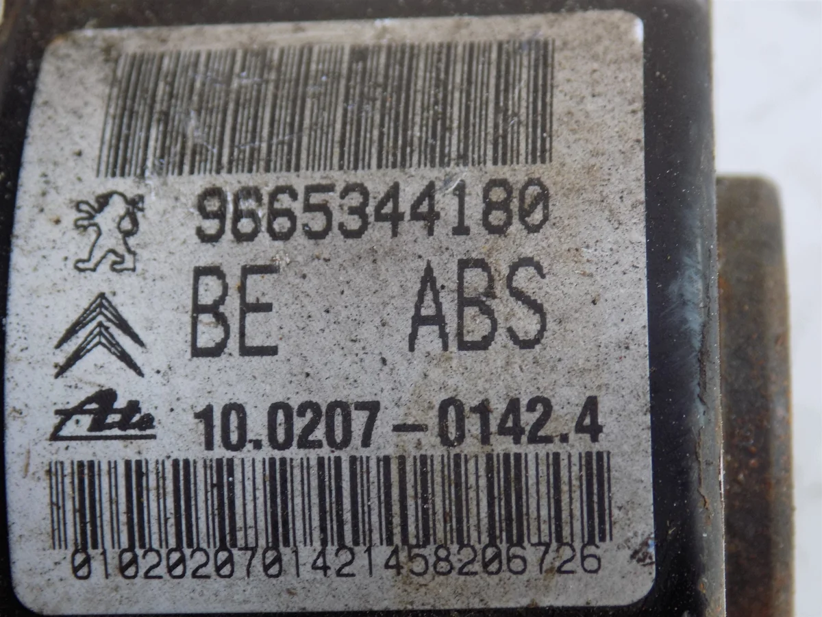 ABS Pumpe Citroen Peugeot C3 C2 207 9665344180 image 4