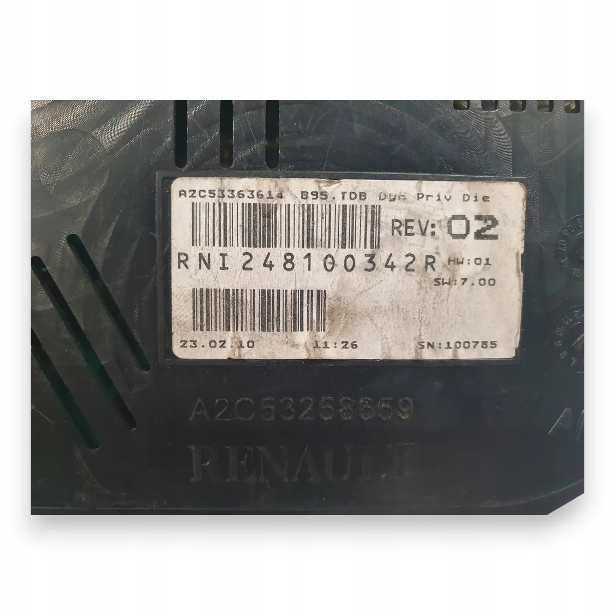 Kombiinstrument Renault Megane III 1.5 dCi thumbnail 1