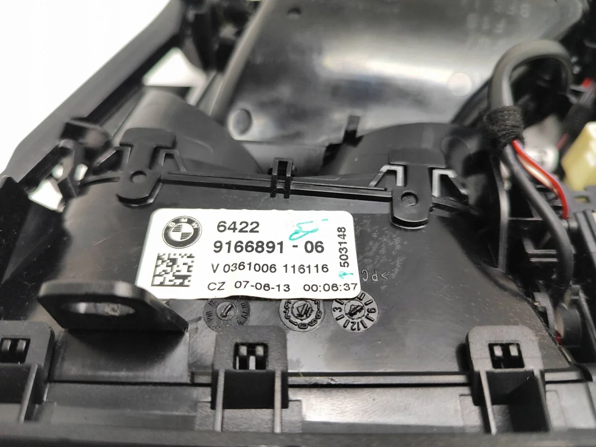 BMW F10 F11 Mittelkonsole Lüftungsgitter 9166891 image 7