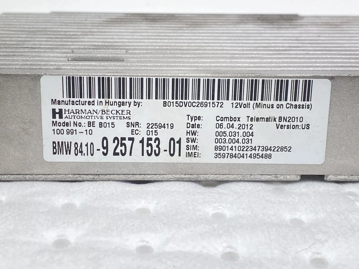 Combox BMW 6 F12 F13 84102447928 image 10