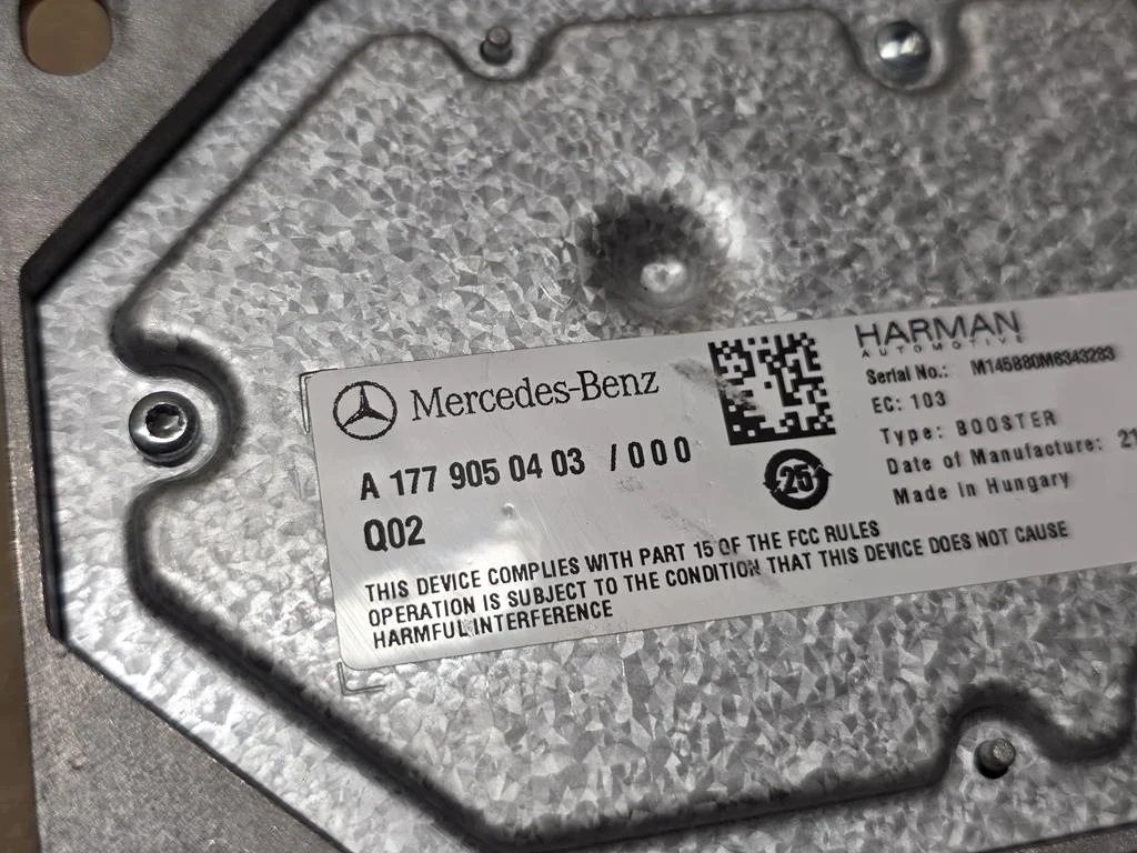Audioverstärker Harman Mercedes W177 A1779050403 image 4