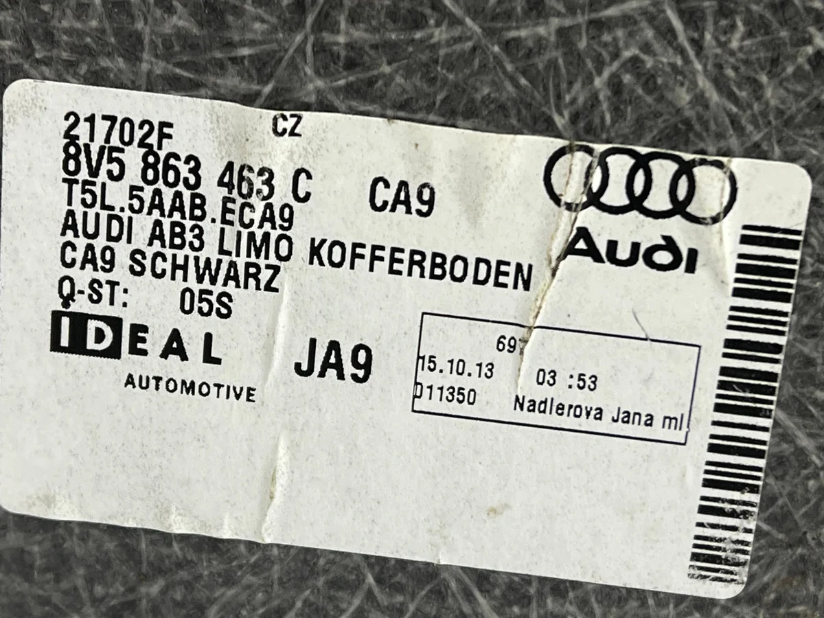 Kofferraumverkleidung Audi A3 8V 8V5863463C image 7