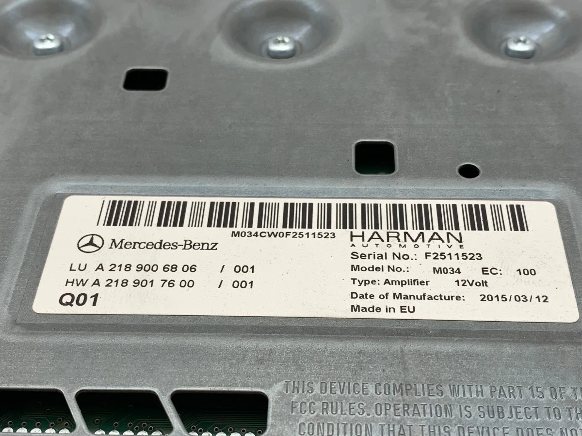 Verstärker Harman Mercedes W212 A2189006806 image 4