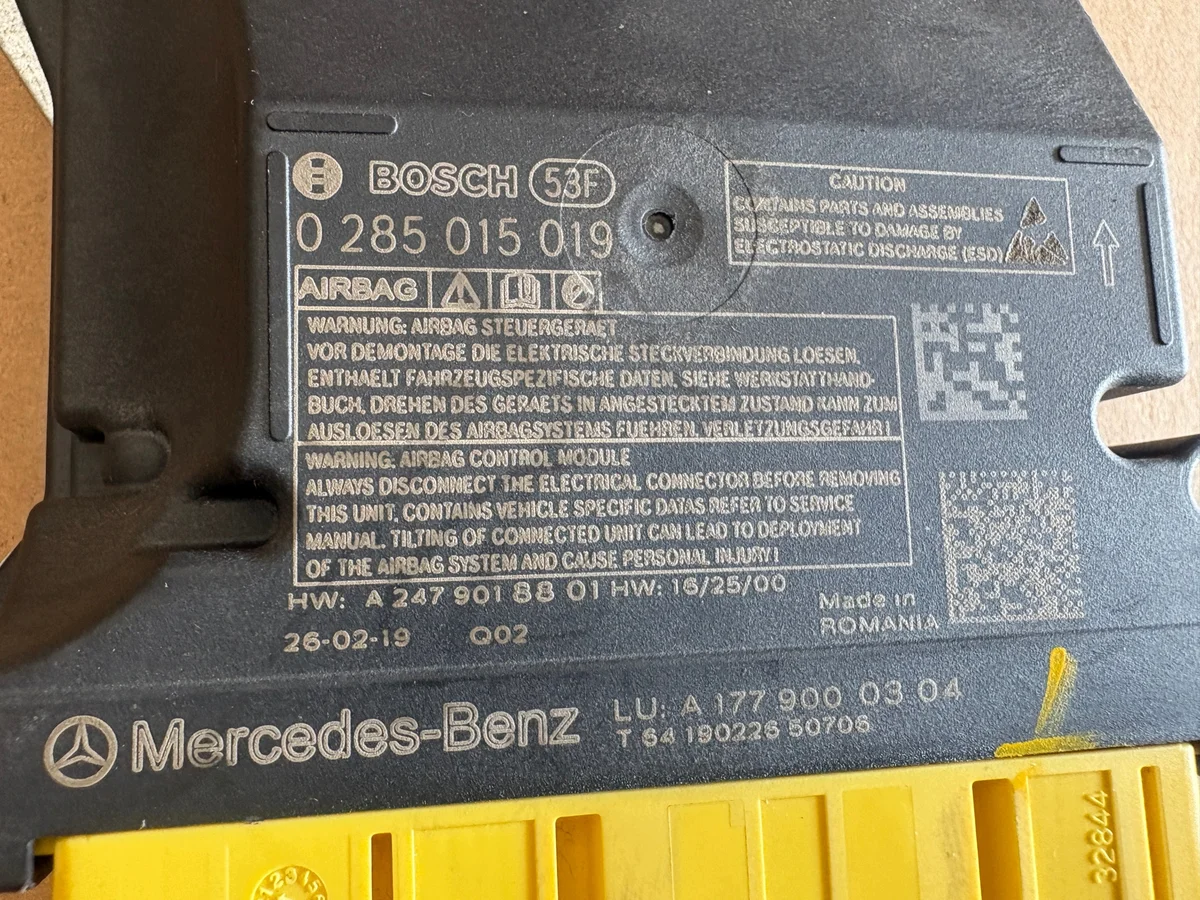 Module Airbag Mercedes Classe A W177 A1779027906 image 5