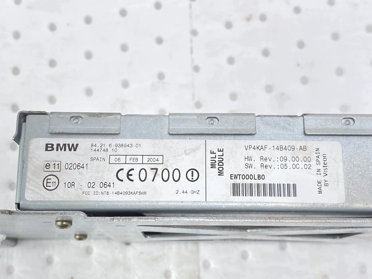 BMW 5 E60 E61 Audio-Einheit 84109111718 image 10