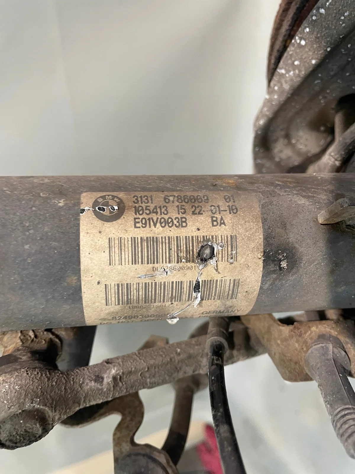 BMW E90 E91 Vorderachse links 6786009 image 5