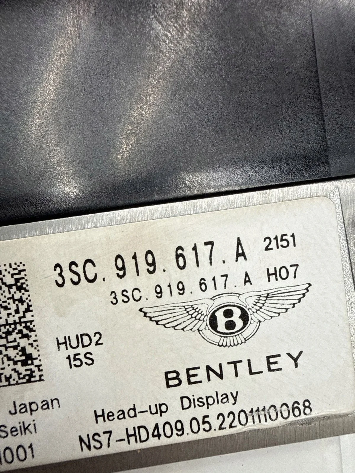 Bentley Continental HUD 3SC919617A Usado image 5