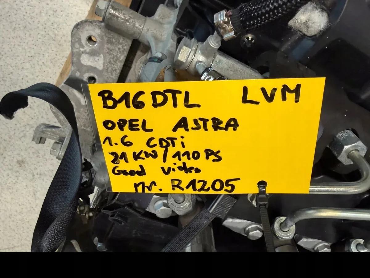 Motor B16DTL B16DTH 1,6 Diesel Opel OE B16DTLB16DTHLVMLVL image 7