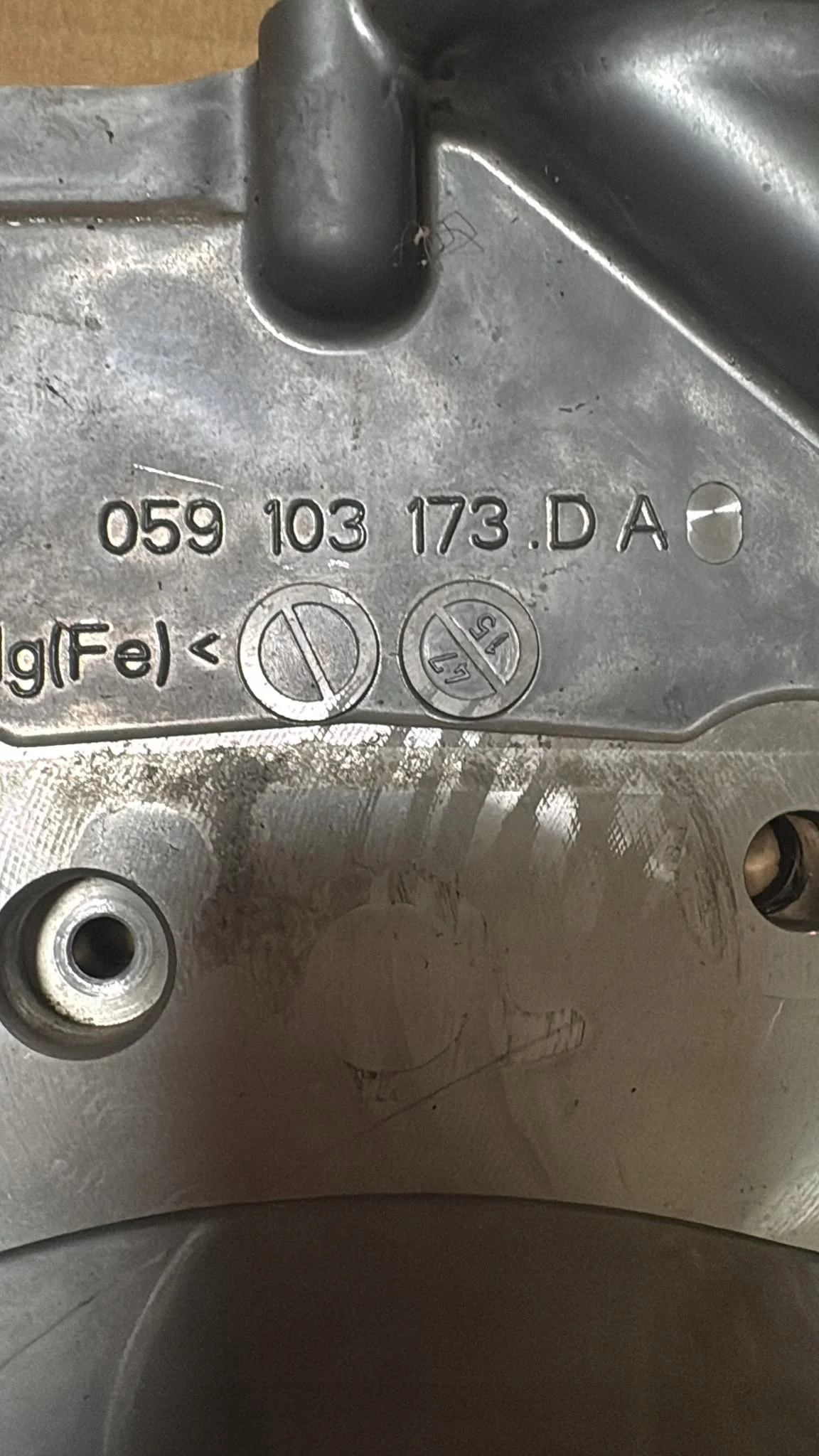 Audi 3.0 TDI Steuergehäuse 059103173DA image 3