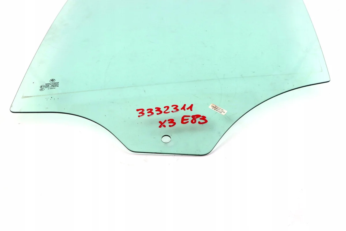 BMW E83 X3 Vitre Porte Gauche Arrière OEM 3332311 image 8