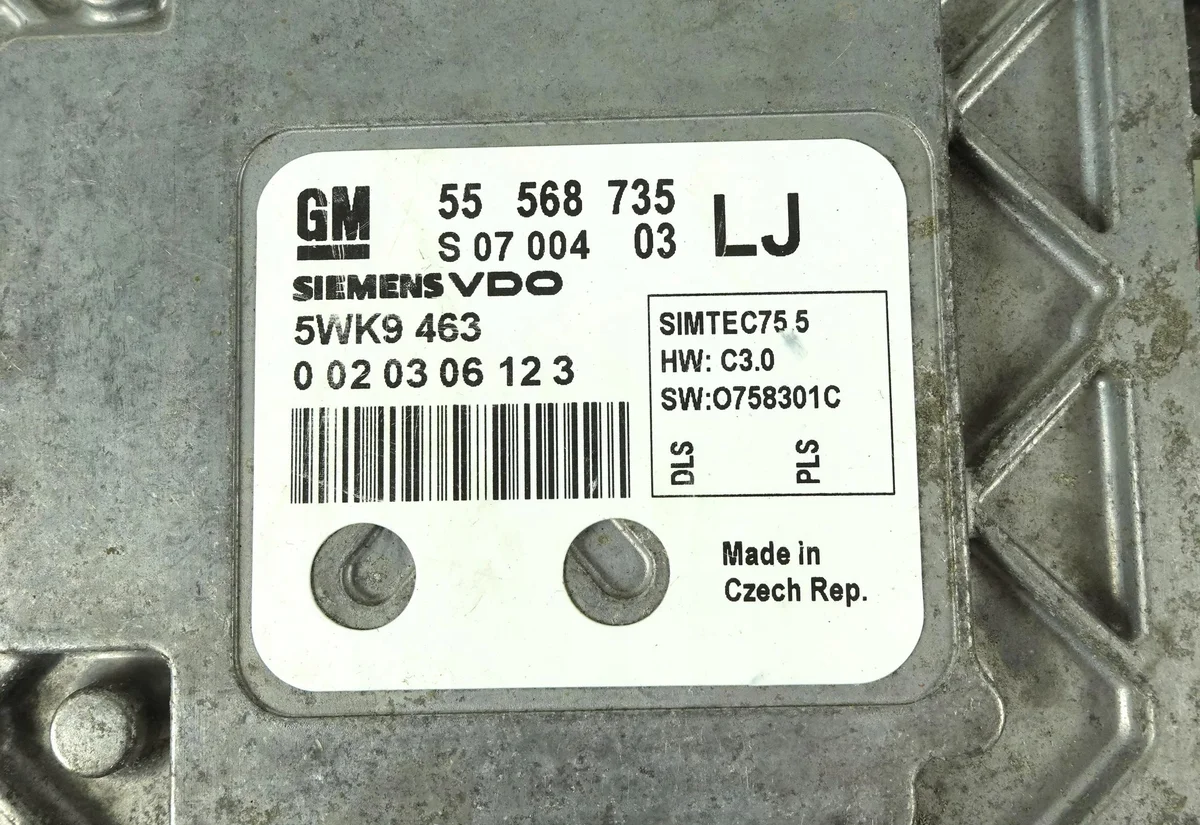 Steuergerät Opel Zafira B Astra H 1.6 16V image 3