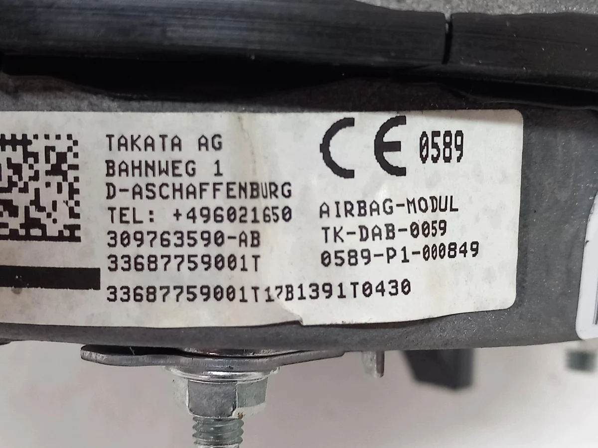 Airbag Fahrer BMW E46 E39 X5 E53 OE image 3