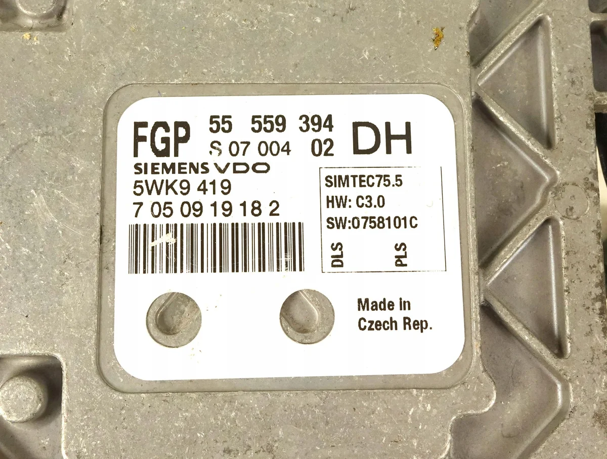 Unidade de Controlo Opel Zafira B Astra H 1.6 16V image 3