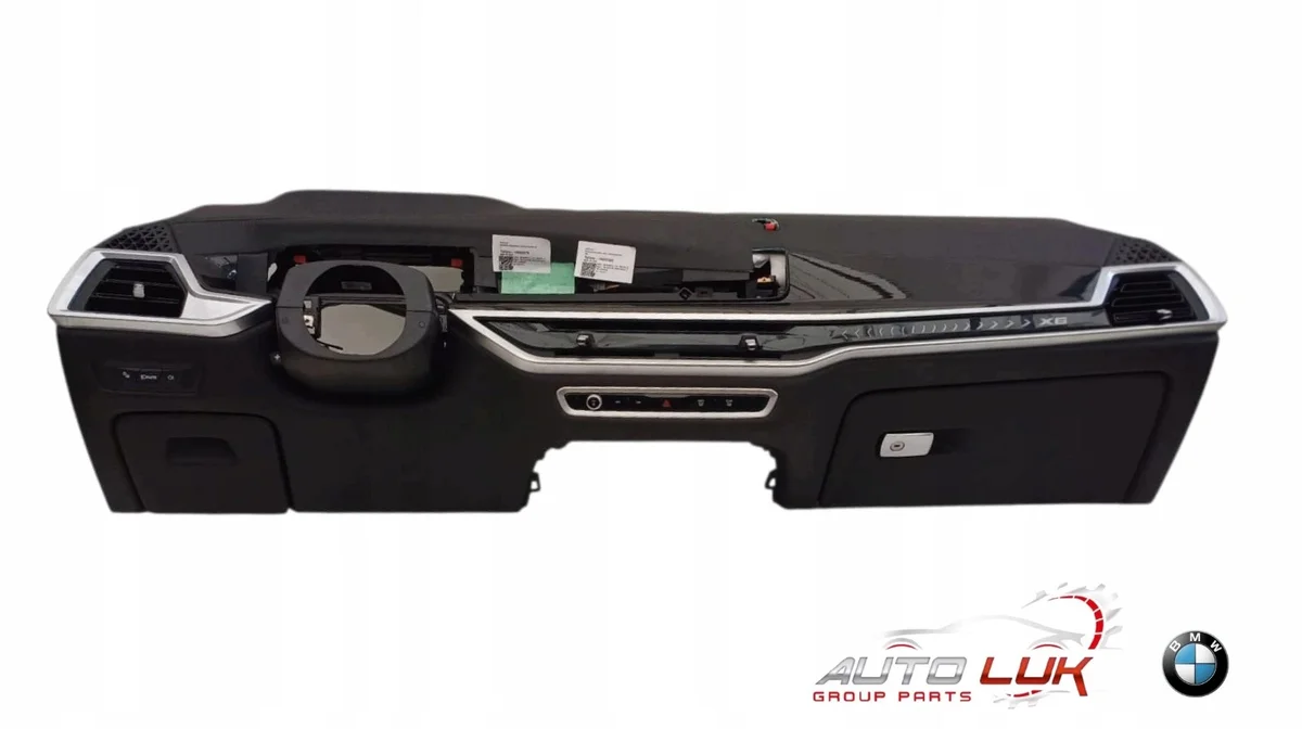 BMW X6 Kojelaudan Konsoli Nahka HUD image 9