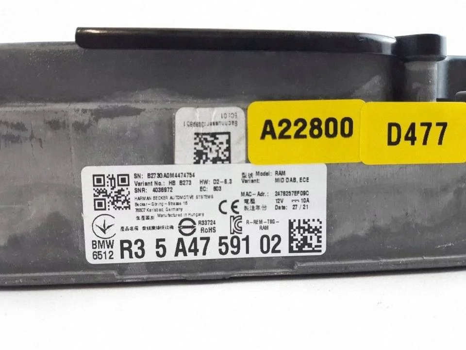 BMW iX3 G08 Audio Versterker 5A47591 image 3