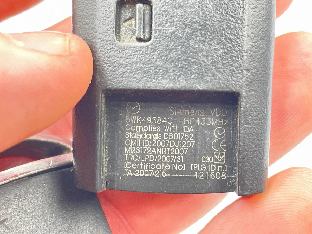Mazda 6 Smartkey 5WK49384C - Begagnad thumbnail 7