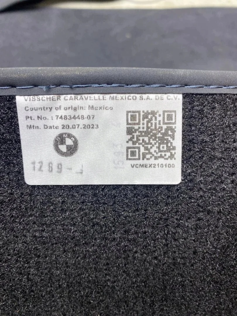 Tapetes BMW X7 G07 Veludo 3 Fileiras 7483448
