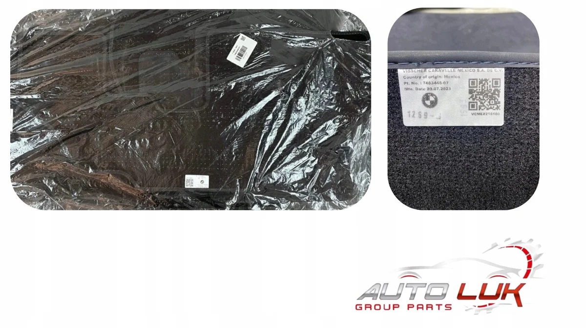 BMW X7 G07 Velours Fußmatten 7483448 OEM image 3