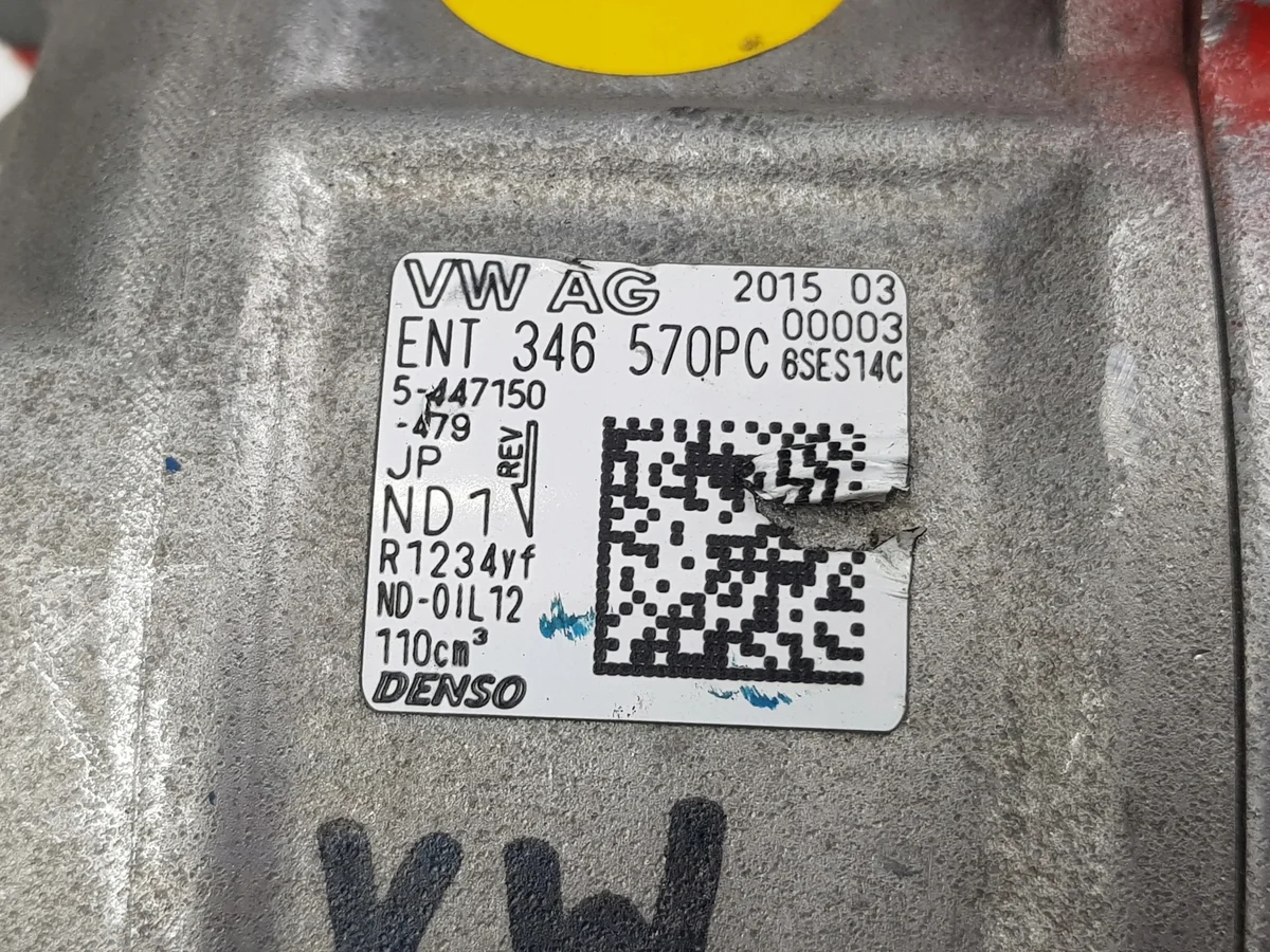Ilmastoinnin kompressori Volkswagen Audi Skoda 6SES14C image 9