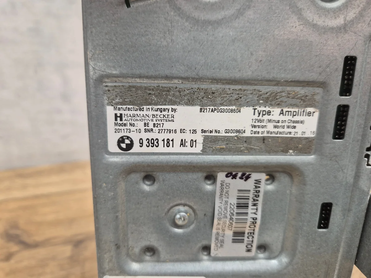 BMW Radio Verstärker Harman Kardon 9393181 thumbnail 3