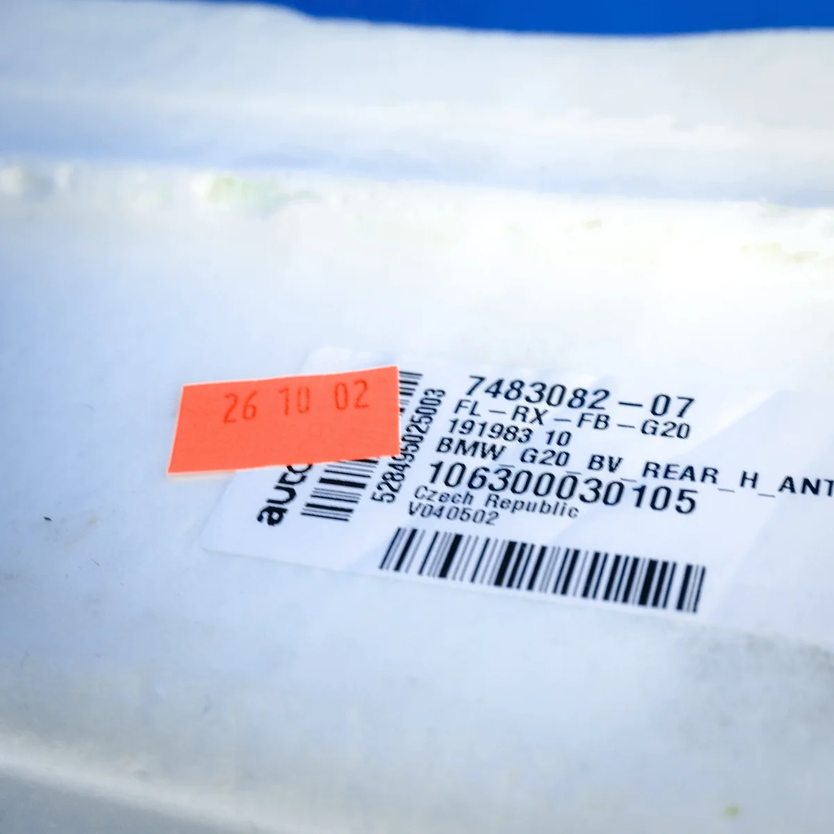 BMW 3 G20 Teppich hinten 51477483082 image 7