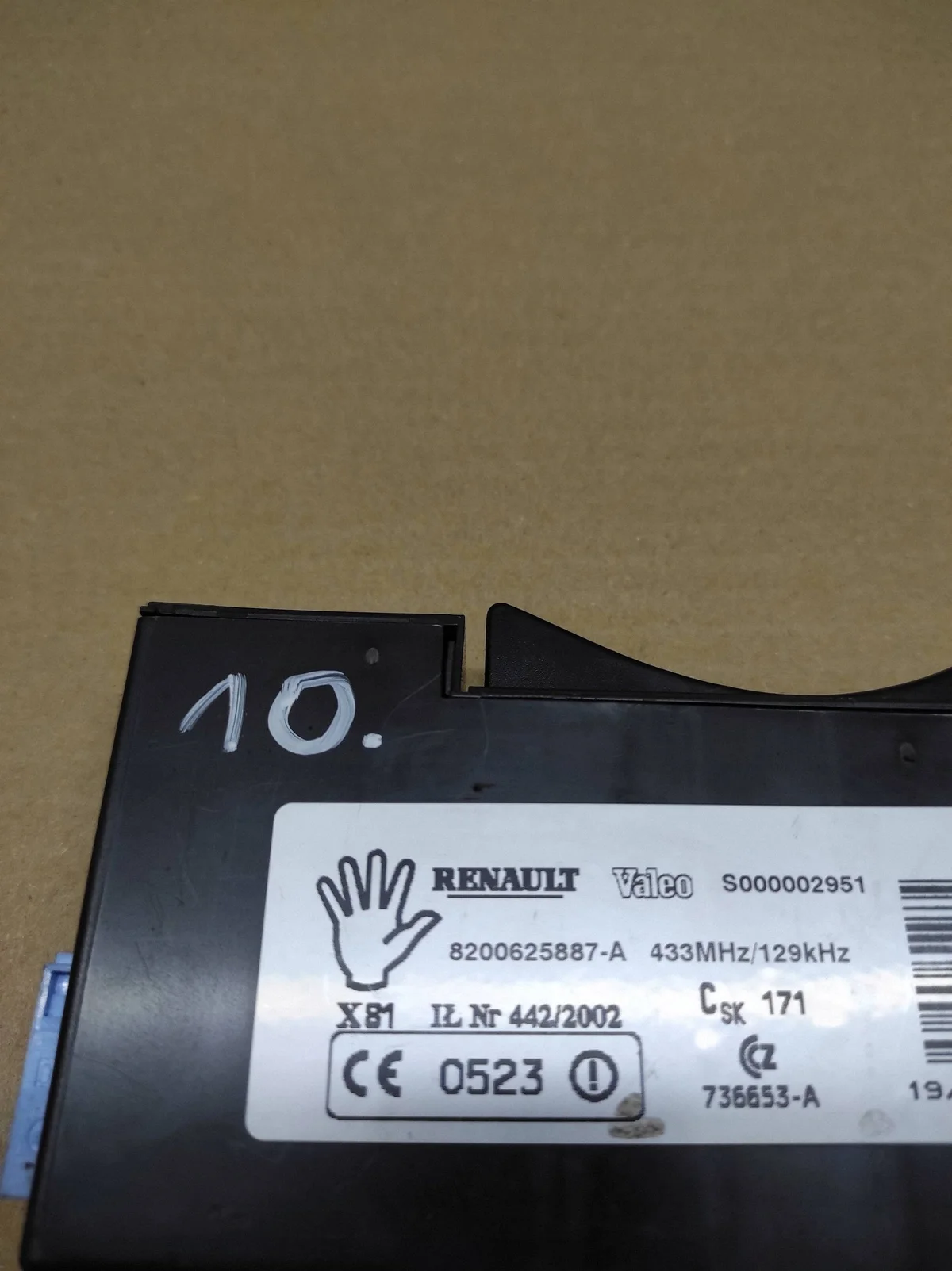 Lecteur de carte Renault Espace IV 8200625887 image 6