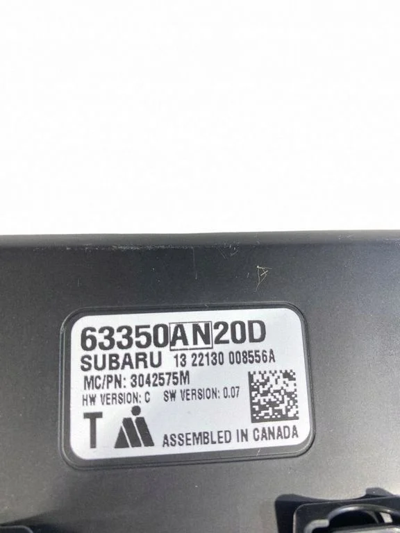 Subaru Outback Modul Klappe Kofferraum 63350AN20D image 5