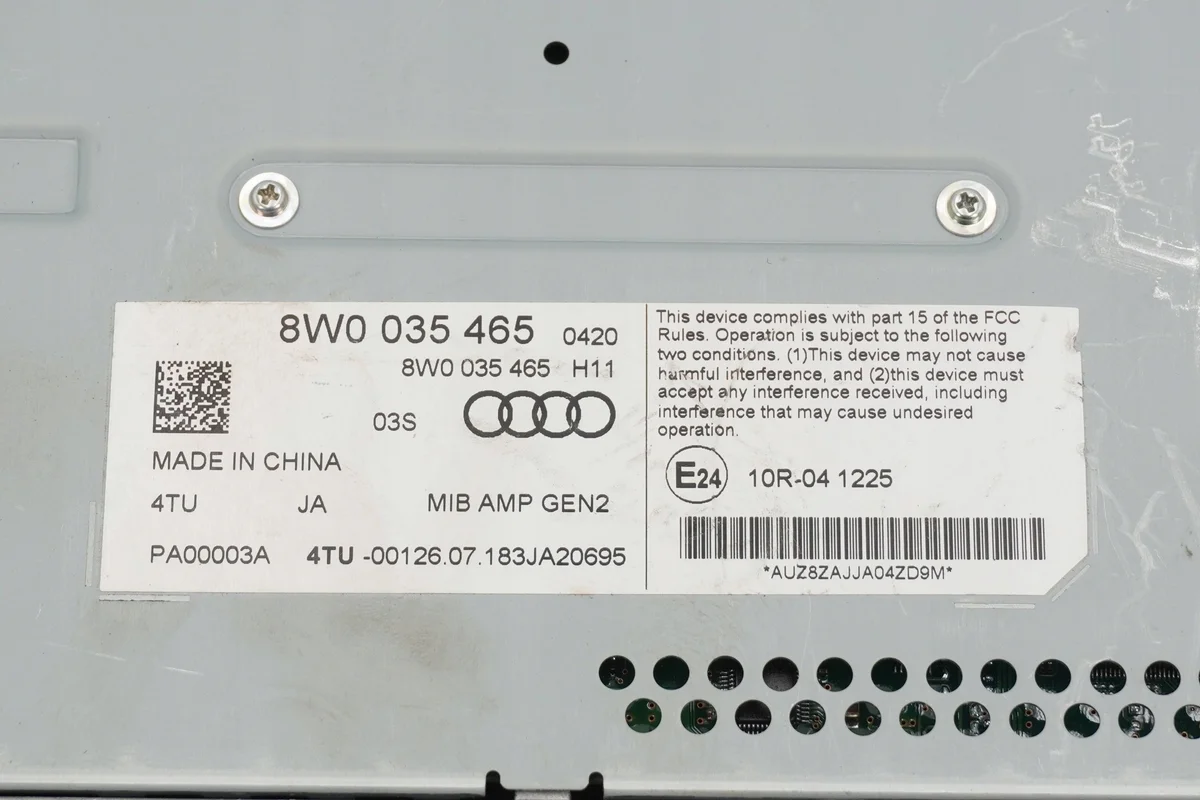 Audi A4 8W0035465 Ampli Audio image 4