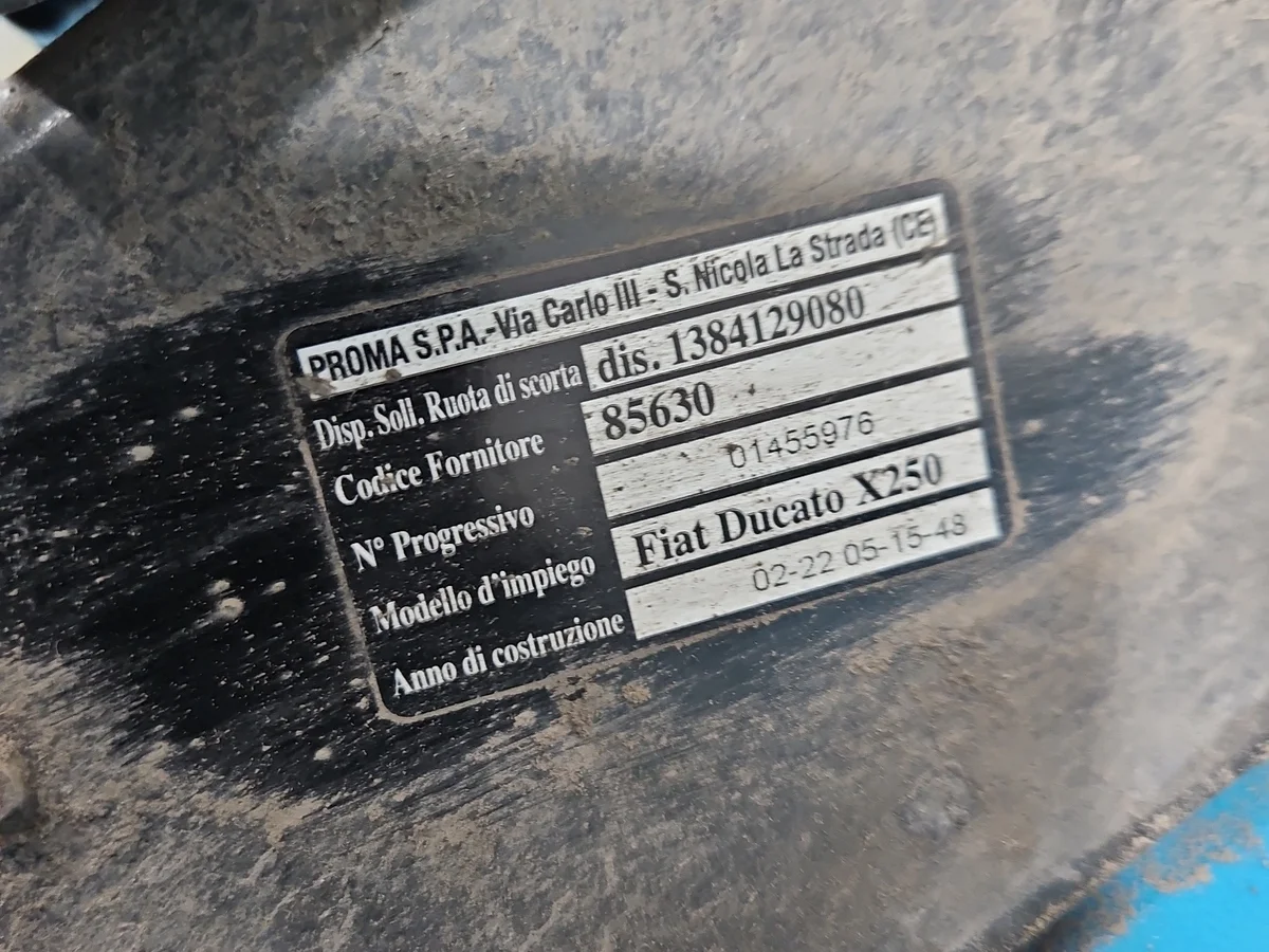 Rad für Ersatzrad Opel Movano IV thumbnail 4