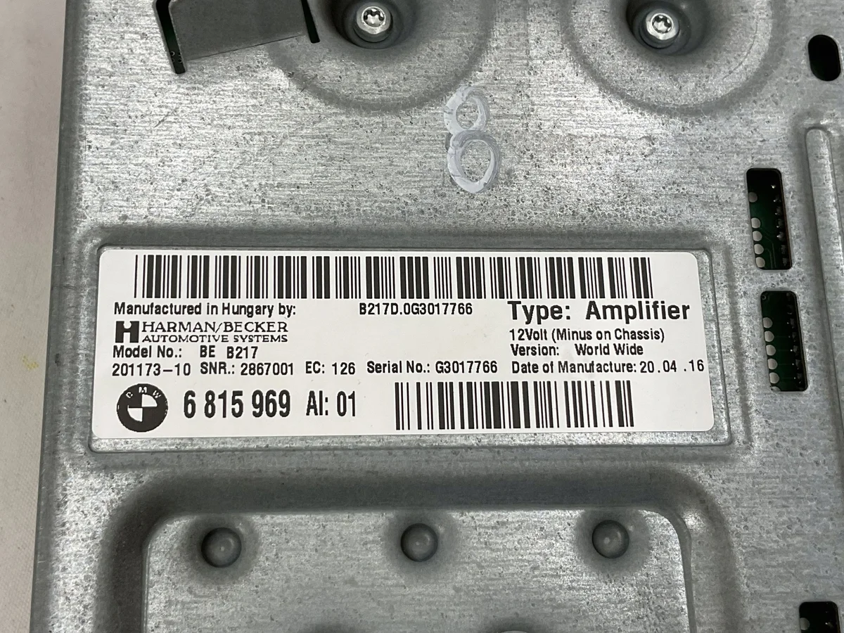 Audio Verstärker BMW F10 F11 6815969 image 4