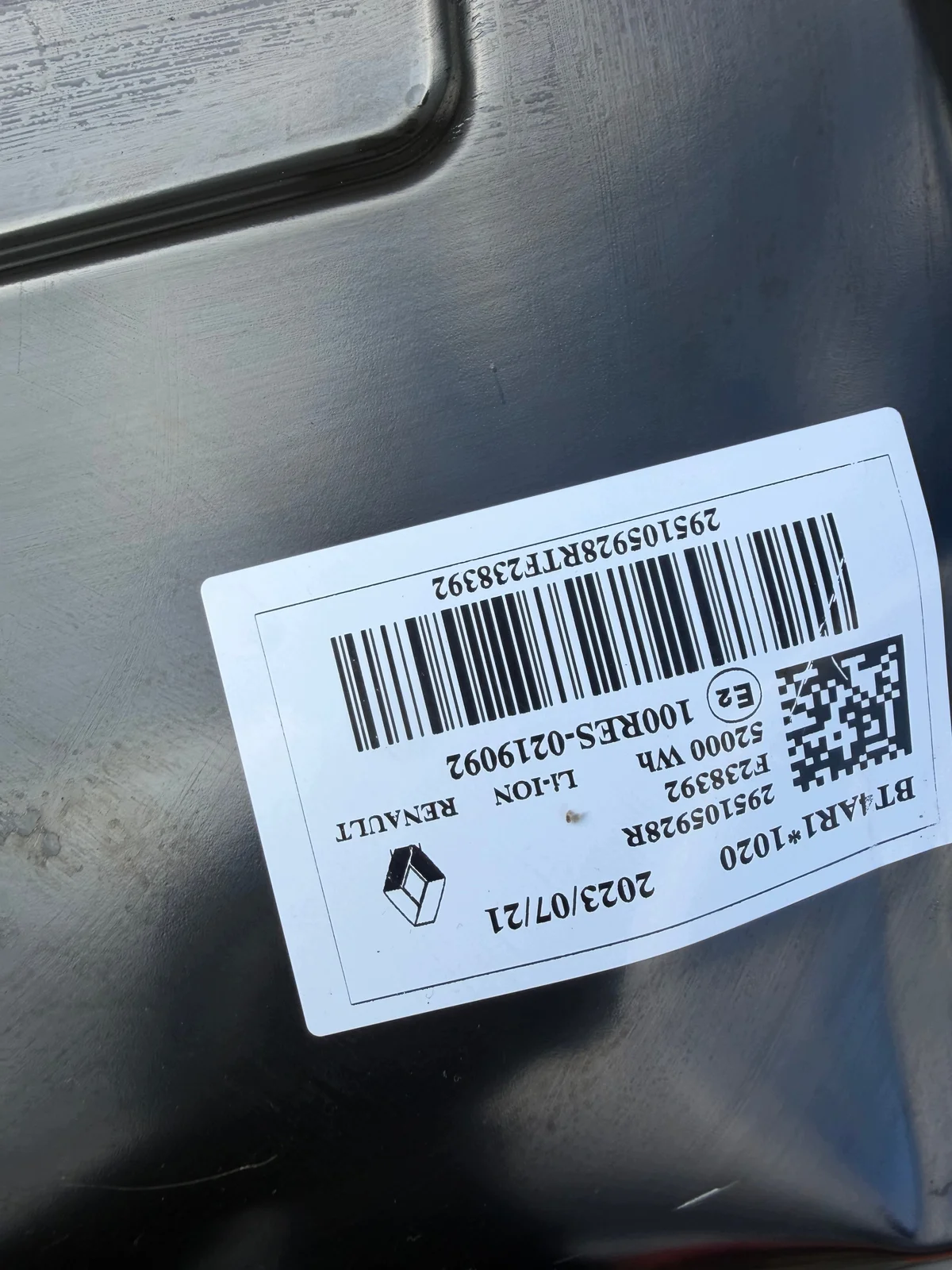 Batterie traction Renault Zoe 52kWh 52Ah image 4