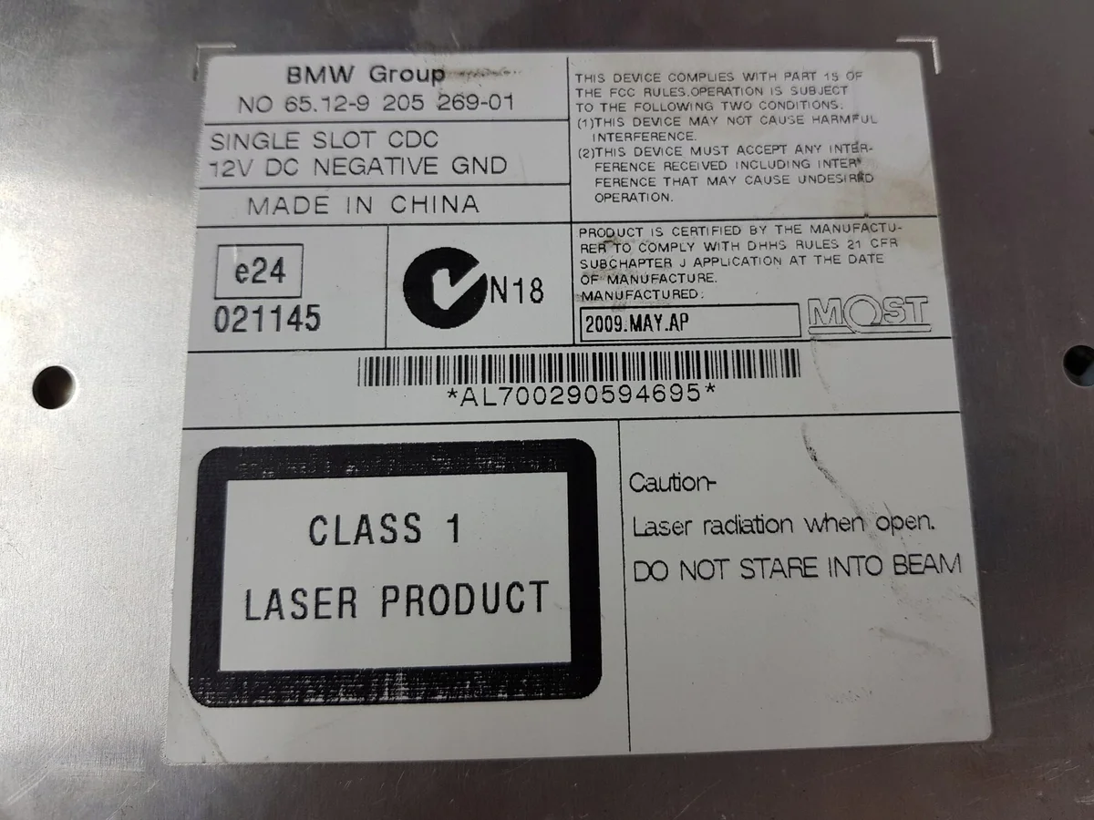 Carregador CD BMW X6 E71 E72 65129230680 image 3