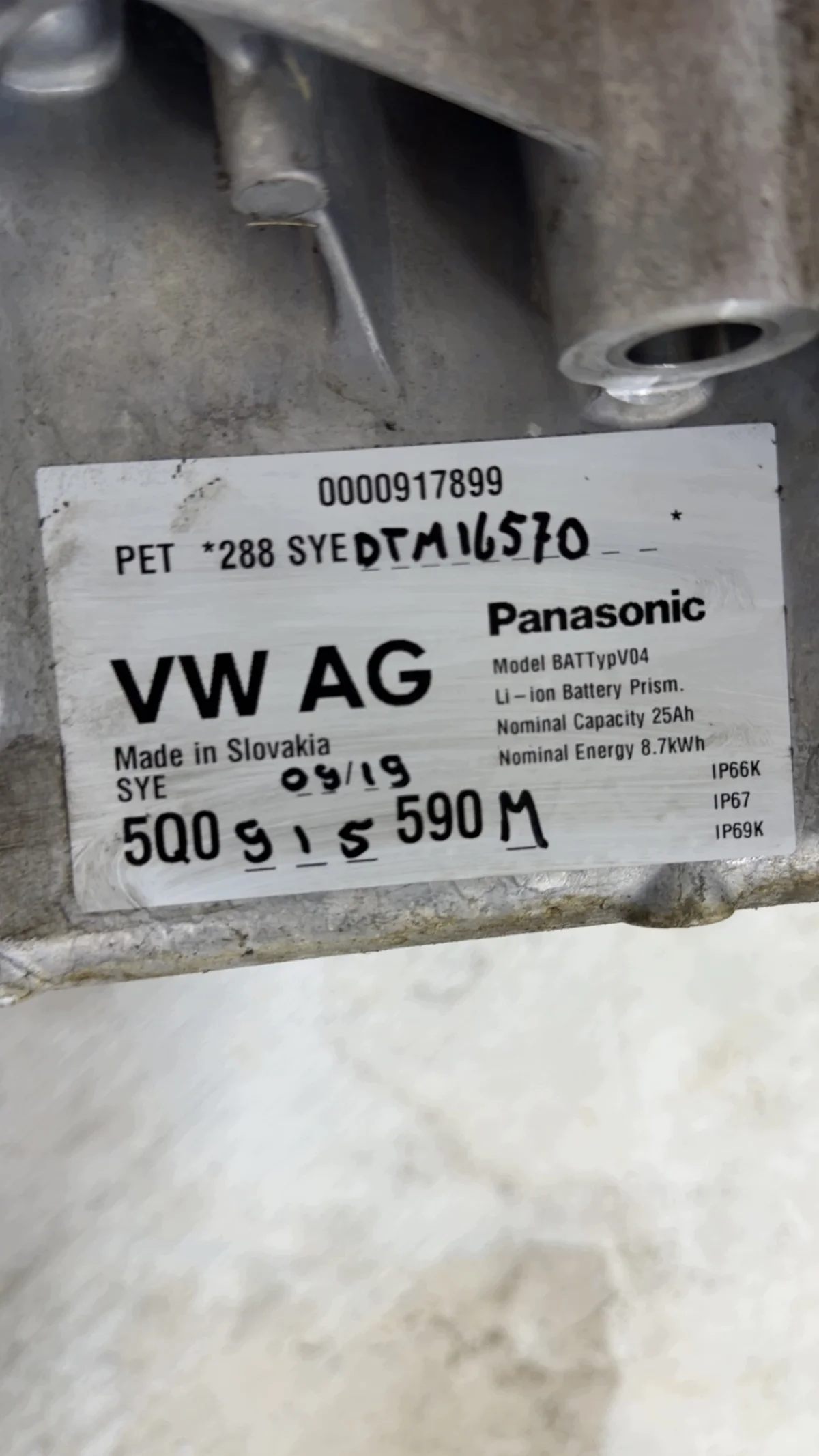 Batterij Audi A3 8V 5Q0915590 image 9