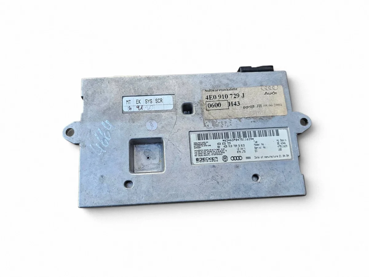 MMI-modul Audi A8 S8 D3 4E0910729J