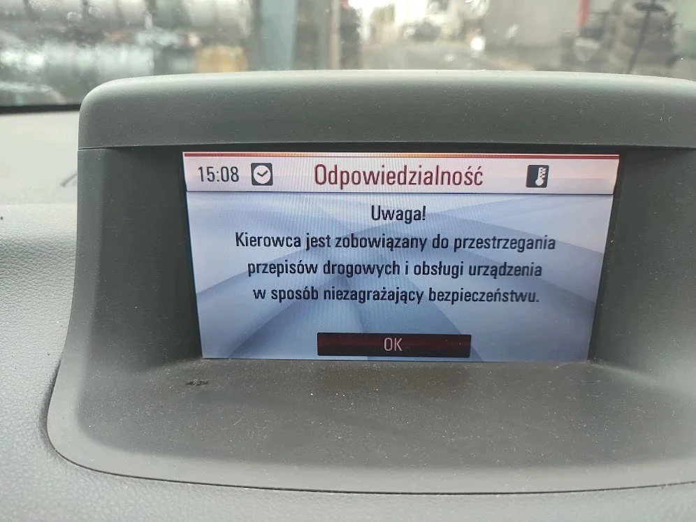 Opel Meriva B Ecrã Navegação GPS 12843784