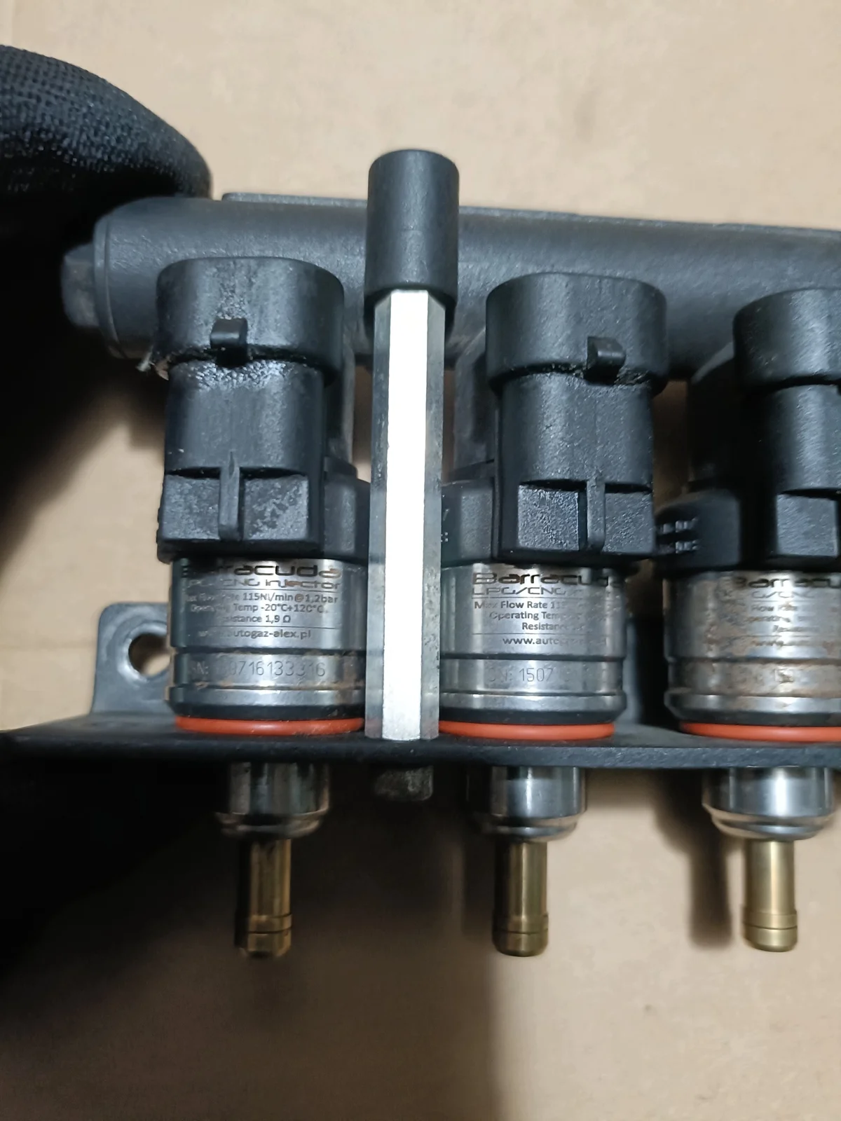 Ruiskutussuutin Barracuda 1.2 bar