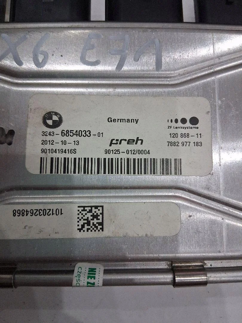Ohjausyksikkö BMW X6 E71 6854033