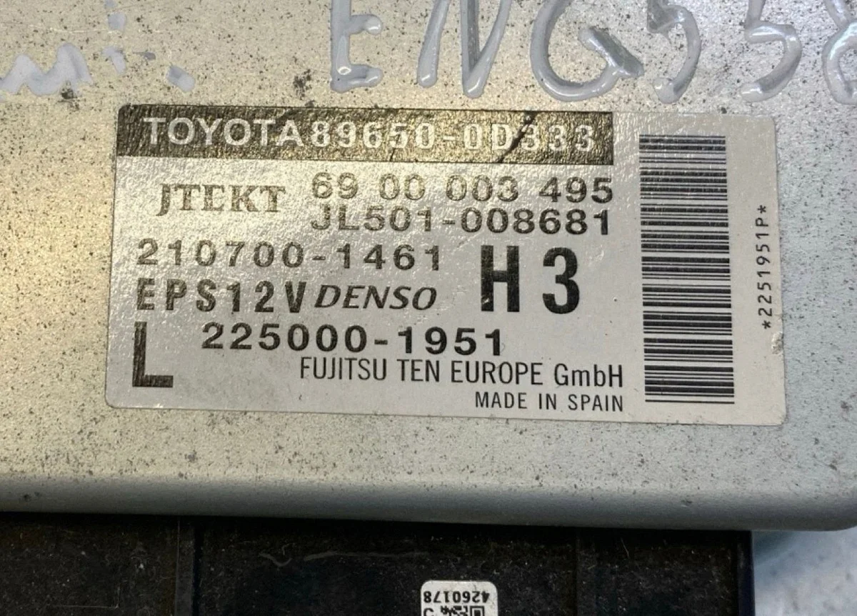 Module direction assistée Toyota Yaris 2250001951 thumbnail 7