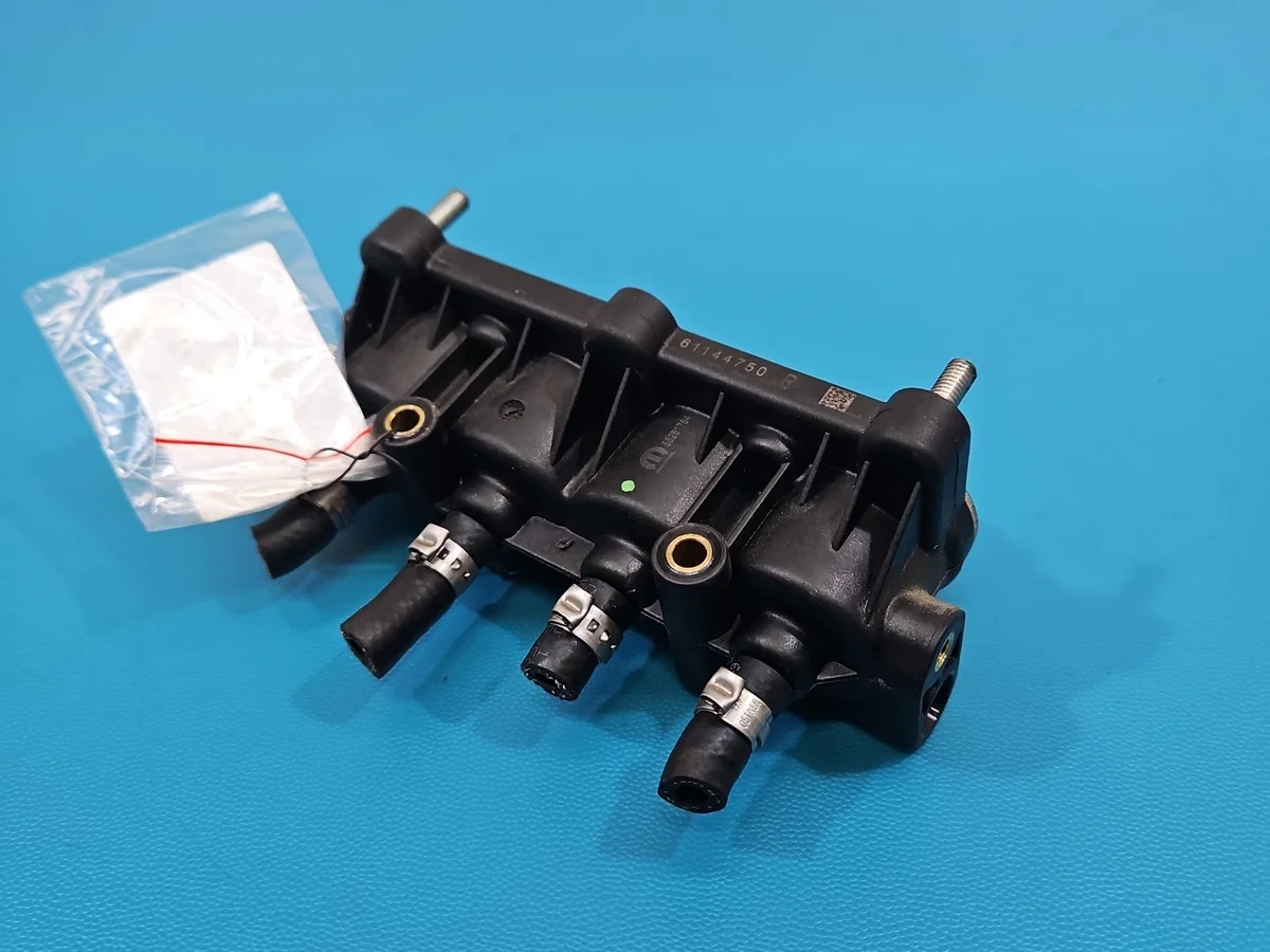 MED Injector rail LPG gas blauw
